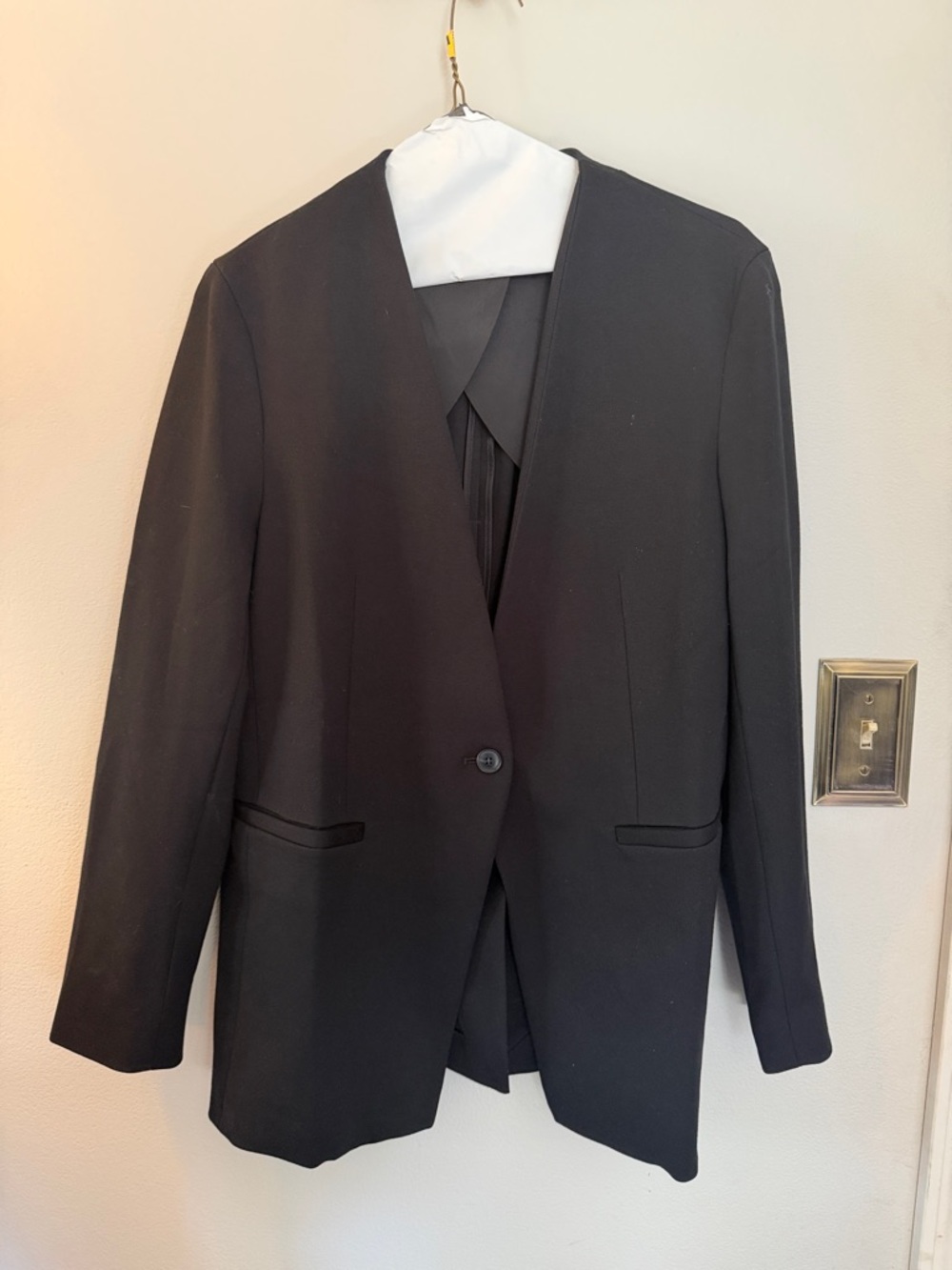 SPANX Black Open-Front Blazer